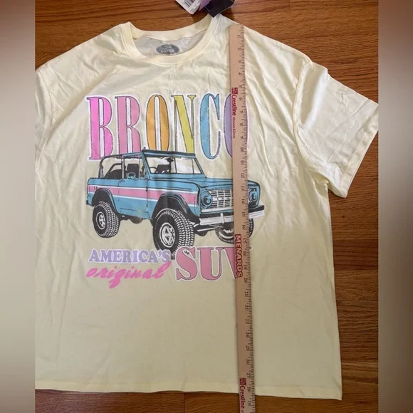 Ford Motor Company Tshirt Adult XL Bronco SUV Graphic Tee Grayson Threads New - Picture 5 of 5